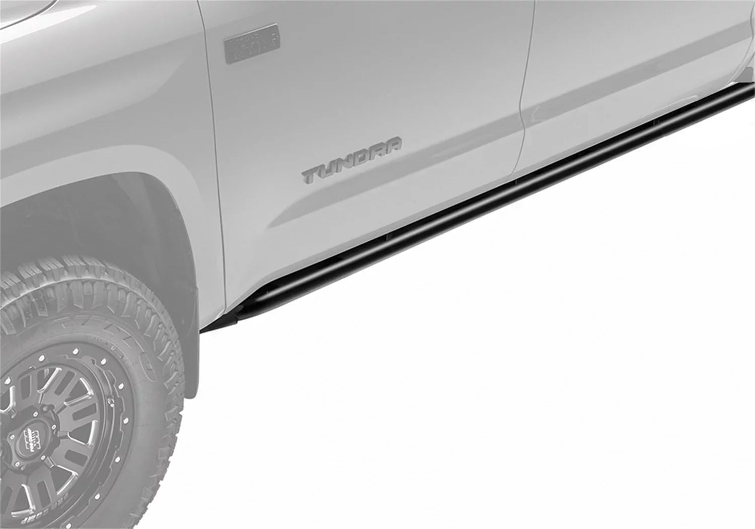 N-Fab by RealTruck Rkr Rails | Textured Black | T074Rkrcc | Compatible with 2007-2021 Toyota Tundra Crewmax All Beds, SizeRW Gas