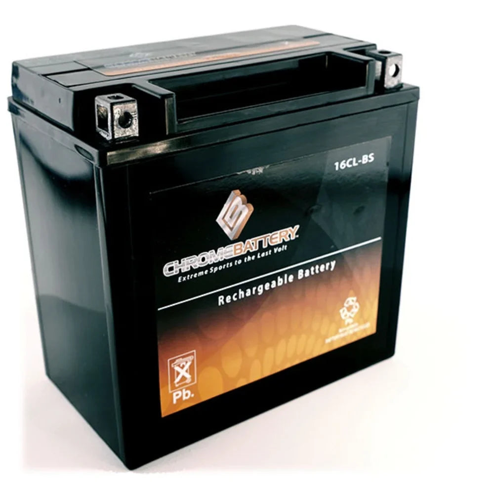 Chrome Battery Yb16cl-bs Jet Sizeki Battery for Kawasaki Js440 440cc 87-'92