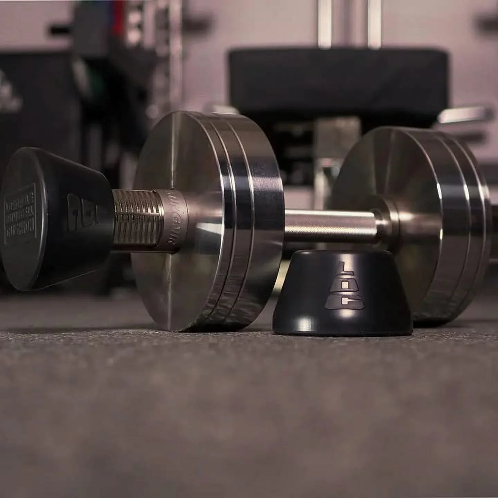 Loadable Dumbbell Pillows padded protection for weightlifting strength gain in gym or at home