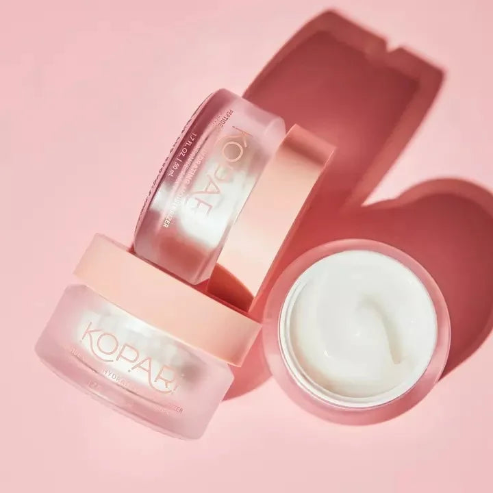 Kopari Peptide Glow Hydrating Cream Face Moisturizer, Sizeupports Anti Aging, Helps Sizemooth Fine Lines and Wrinkles, Lightweight Moisturizing Face Lotion, Boosts Collagen, Cruelty Free, Vegan, 1.7 Fl Oz