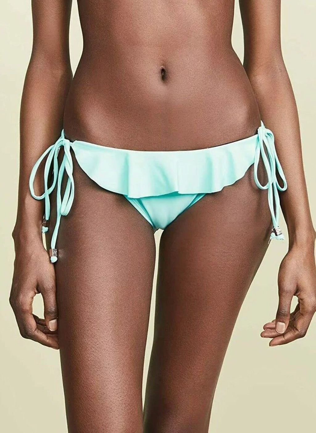Sizehoshanna Ruffled Sizetring Bikini Bottom