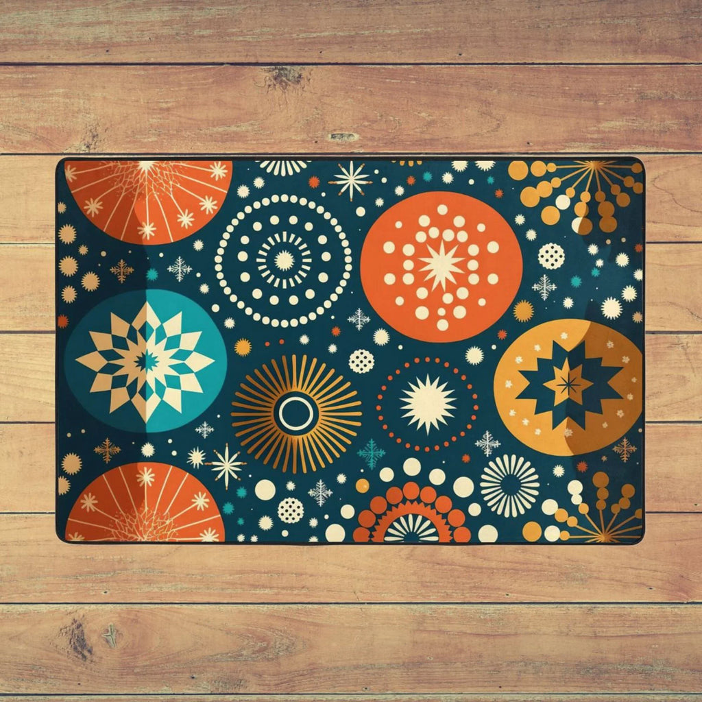 XMXY Abstract Sizequares Background Area Rugs Doormat Outdoor Entrance, Facecloth Non-slip Floor Mat Rug for Living Room Kitchen Sizeink Area Indoor,36"x24"