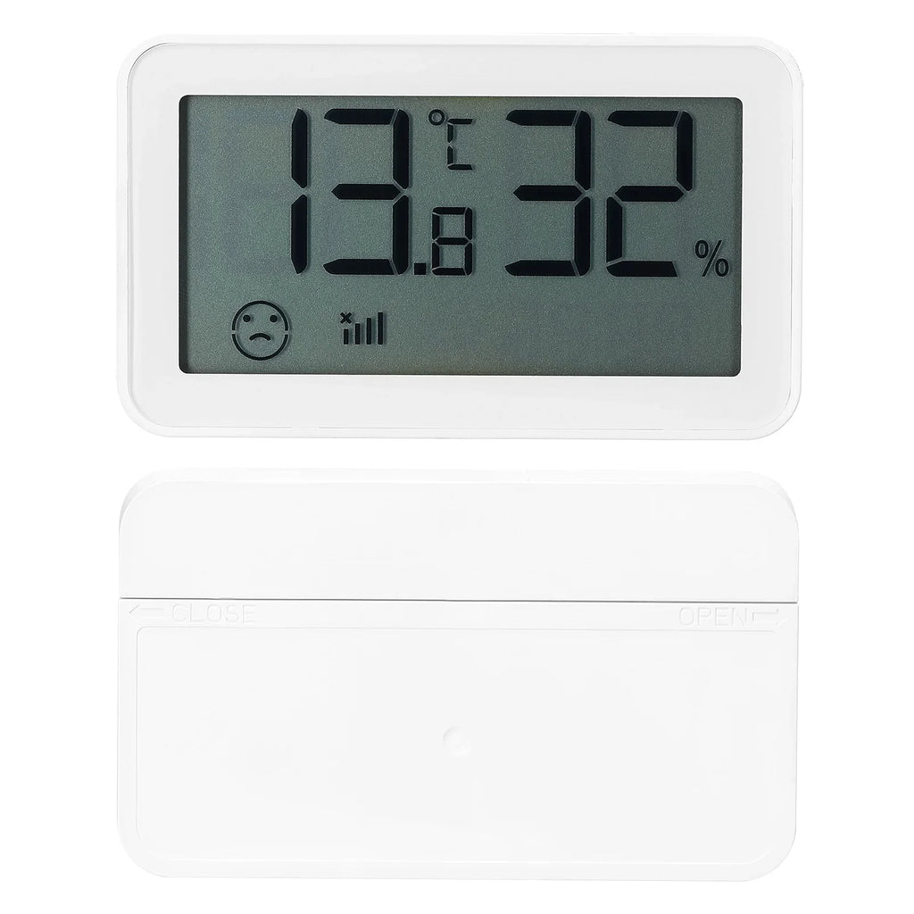 Bisofice Thermo-Hygrometer,Thermometer Temperature Humidity Time Display Compatible Humidity With Compatible With And Indicator / Time Display Compatible With Bt Indoor Office Baby Room