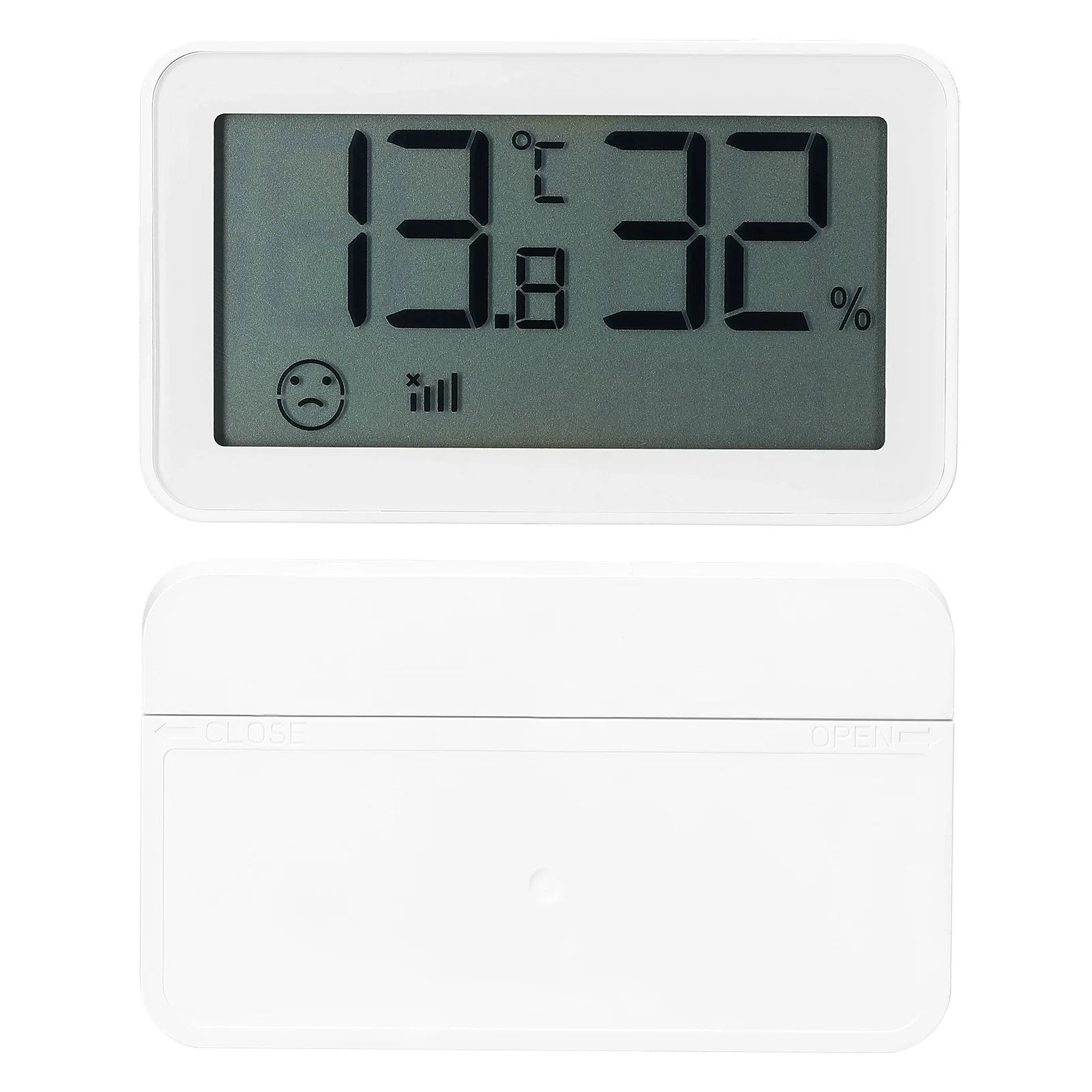 Bisofice Thermo-Hygrometer,Thermometer Temperature Humidity Time Display Compatible Humidity With Compatible With And Indicator / Time Display Compatible With Bt Indoor Office Baby Room