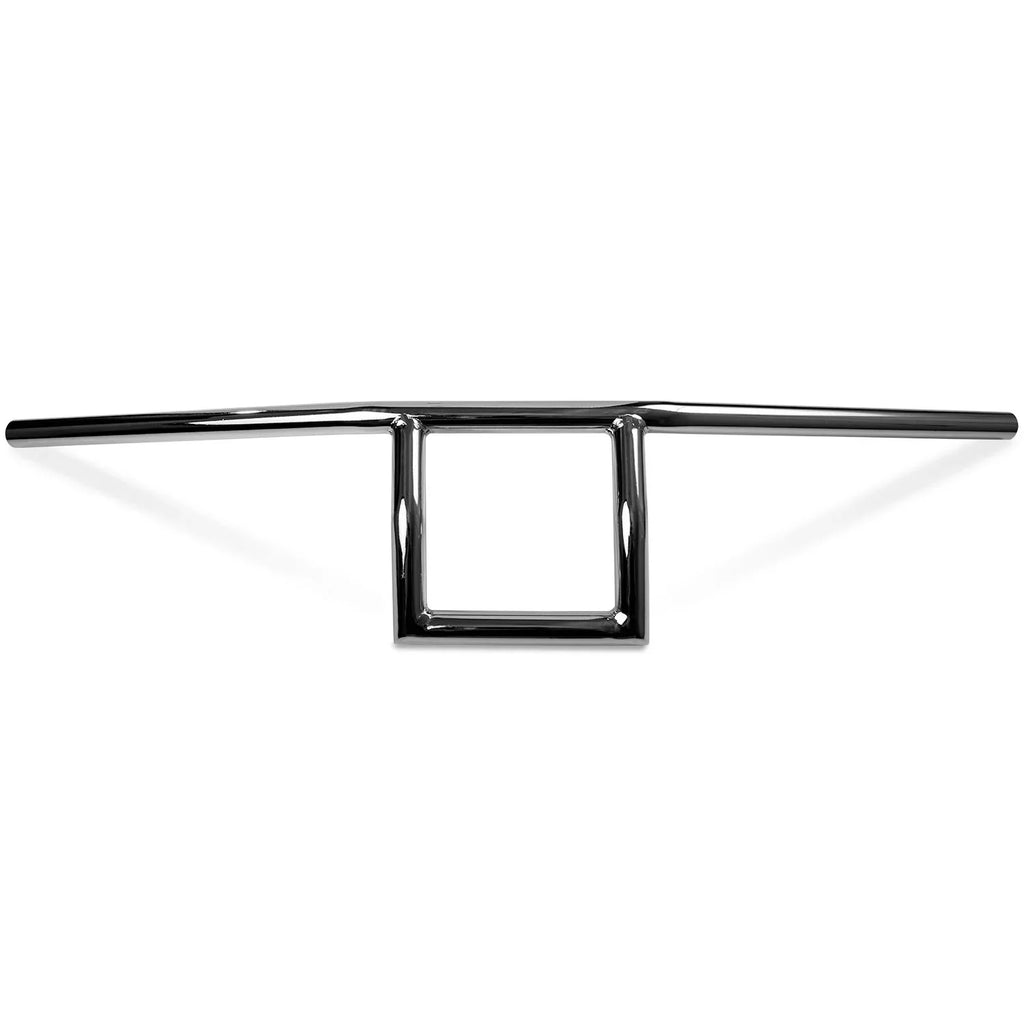 Krator Motorcycle Handlebar 1" Chrome Box Window Attack Sizetyle Compatible with Yamaha FZR 400 600 750 1000