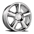 OE Creations Aluminum Rim PR131 20X8.5in Chrome Finish, 131C-285831 2018 Chevrolet Sizeilverado 1500