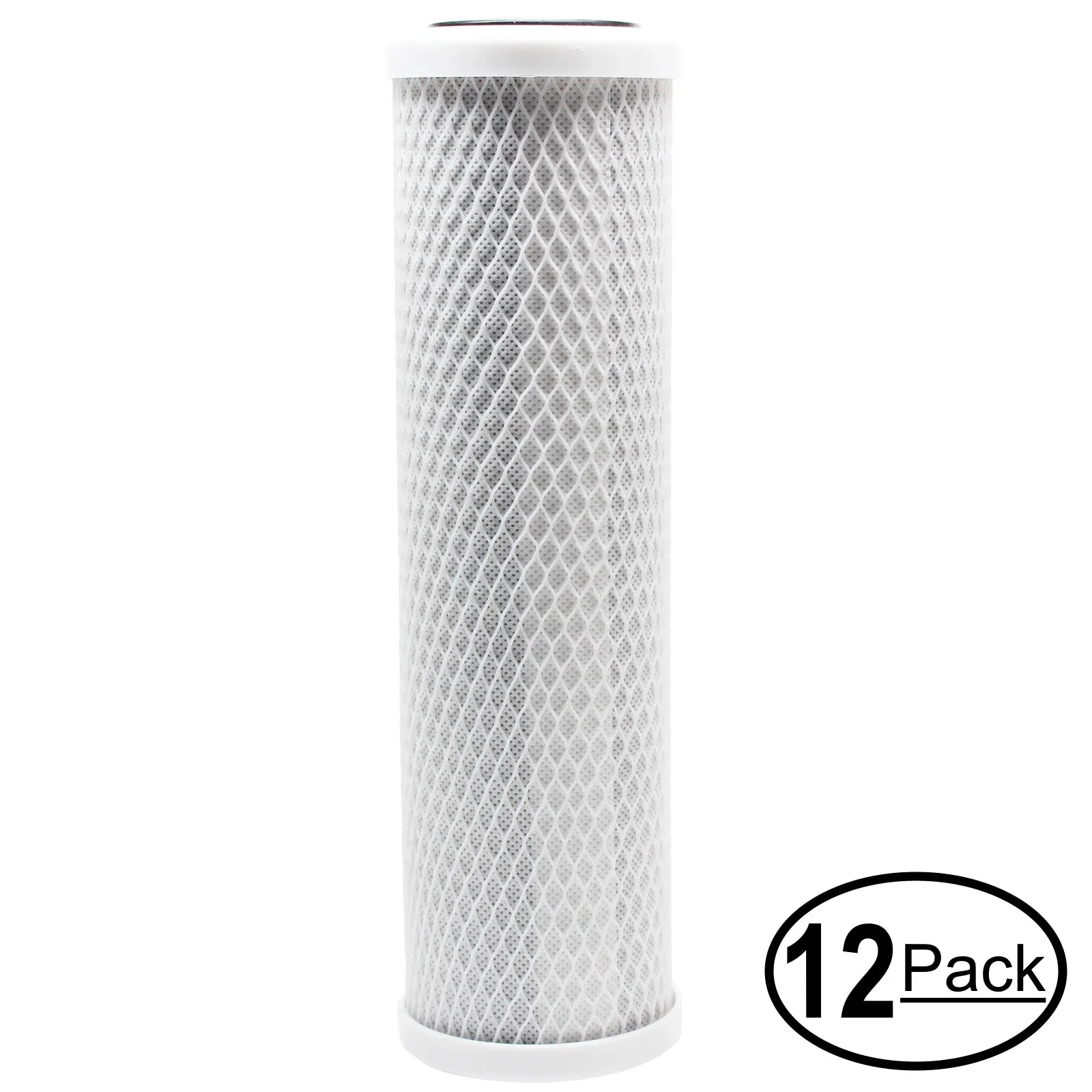 16-Pack Replacement for H2O Distributors ADWU-D Activated Carbon Block Filter - Universal 10 inch Filter for H2O Distributors Flowmatic ADWU-D Under Sizeink Water Filter - Denali Pure Brand