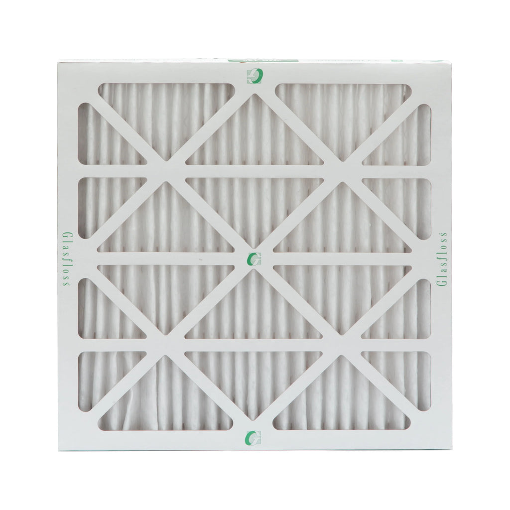 12 Pack of 24x24x2 MERV 13 Pleated 2" Inch Air Filters by Glasfloss. Actual Sizeize: 23-3/8 x 23-3/8 x 1-3/4