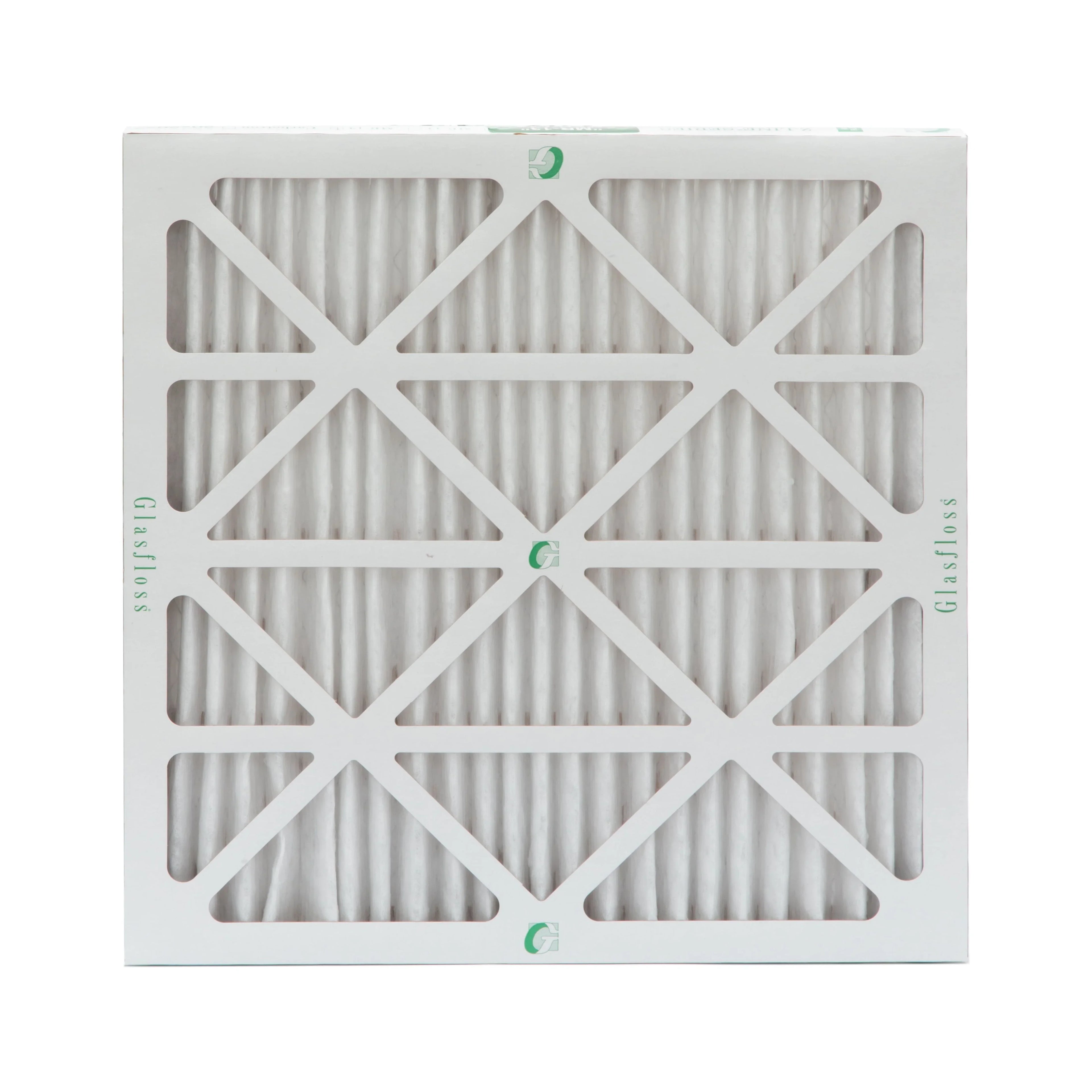 12 Pack of 24x24x2 MERV 13 Pleated 2" Inch Air Filters by Glasfloss. Actual Sizeize: 23-3/8 x 23-3/8 x 1-3/4