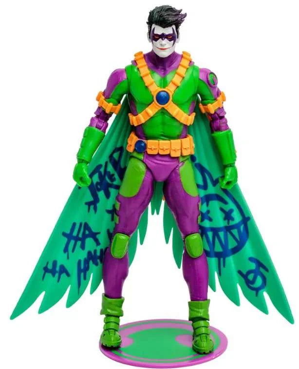 Mcfarlane Toys DC Multiverse Red Robin Jokerized Gold Label Action Figure