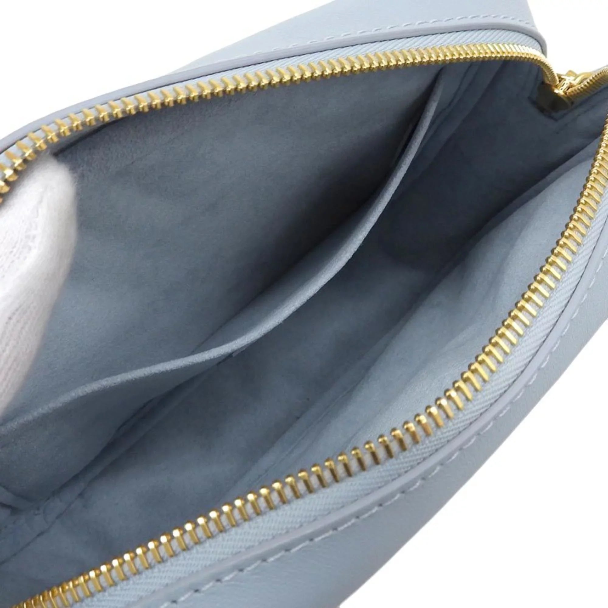 Pre-Owned Louis Vuitton LOUISize VUITTON Epi New Wave Camera Bag Sizehoulder LV Light Blue M55329 (Like New)