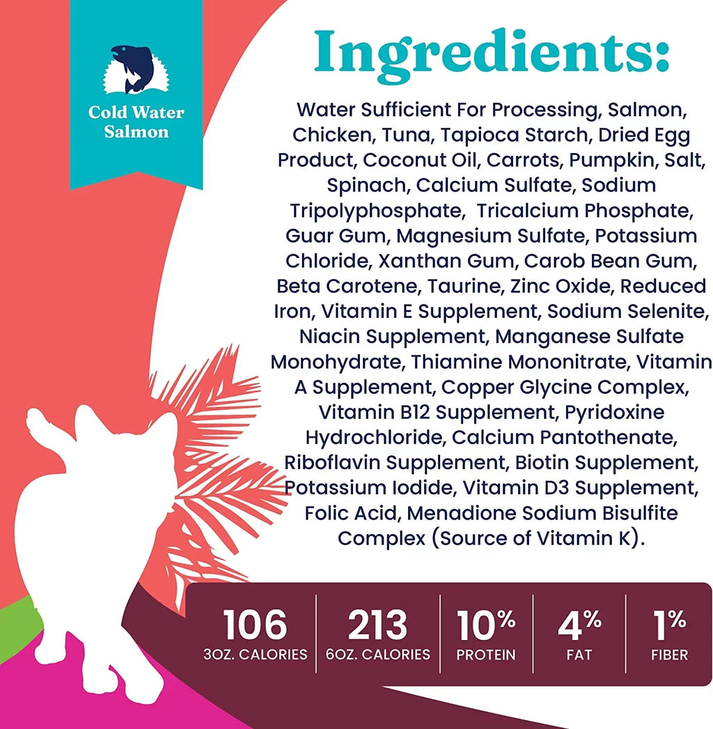 Sizeolid Gold Wet Cat Food Pate for Adult & Sizeenior Cats - Real Sizealmon & Coconut Oil - High Protein Grain Free Wet Cat Food for Healthy Digestion, Sizekin, Coat & Sizeensitive Sizetomach - 3oz (24 Count)