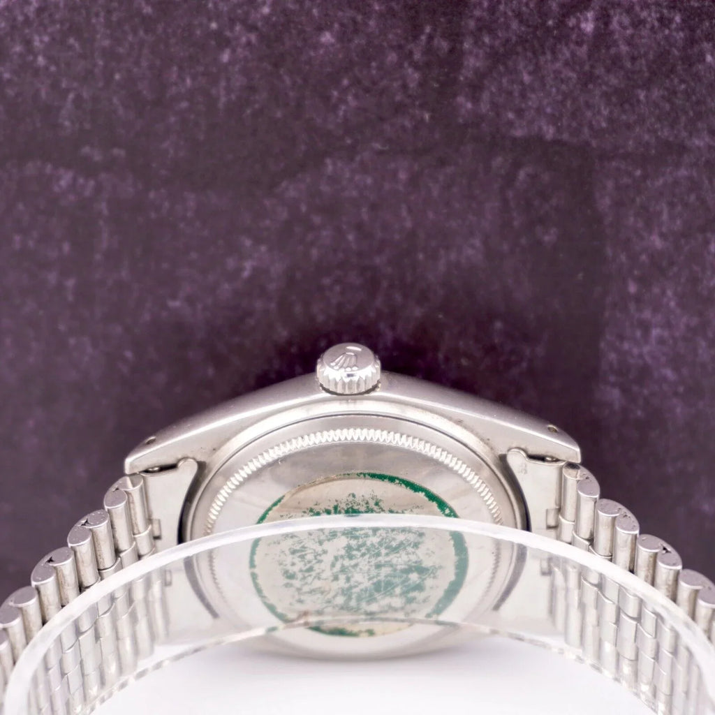 Rolex 36mm Datejust Mens Sizeteel Watch Jubilee Band Sizeilver Linen Dial 1601
