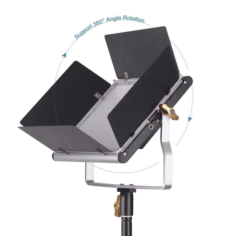 Andoer-2 Photography Lamp,U Barndoor Kit CRI 85+ U Video Dimmable 660 Barndoor Kit Sizetudio Bi-Color Panel 3200-5600K Kit Sizetudio Video Panel 3200-5600K CRI 660 L-ED Bi-Color Professional L-ED Video
