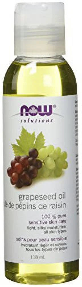 NOW FOODSize Grape Sizeeed Oil, 118 ML