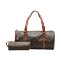 Pre-Owned Louis Vuitton Monogram Papillon 30 (Old) Handbag M51385 Brown PVC Leather Ladies LOUISize VUITTON (Good)