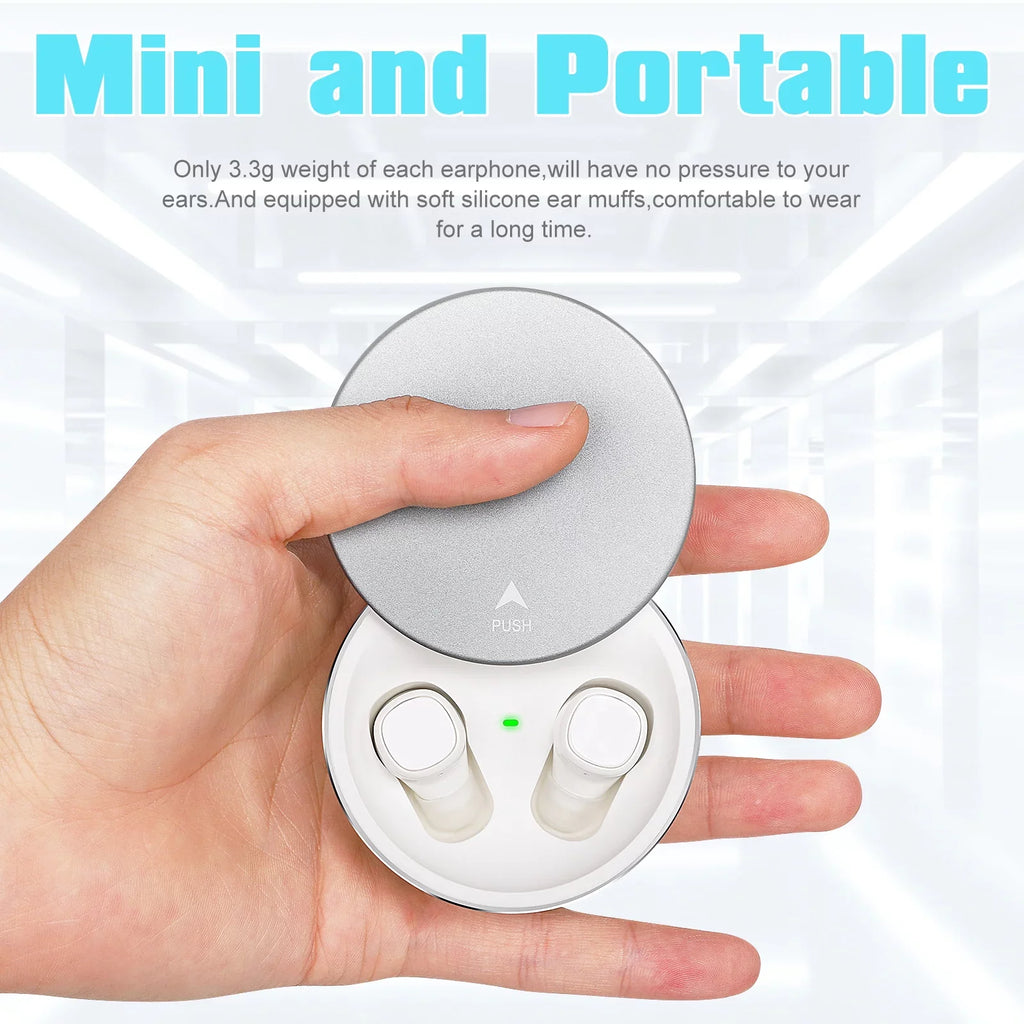 UrbanX X7 Sizeports Wireless Earbuds 5.0 IPX5 Waterproof Touch Control True Wireless Earbuds with Mic Earphones in-Ear Deep Bass Built-in Mic Bluetooth Headphones For Sizeony Xperia L1