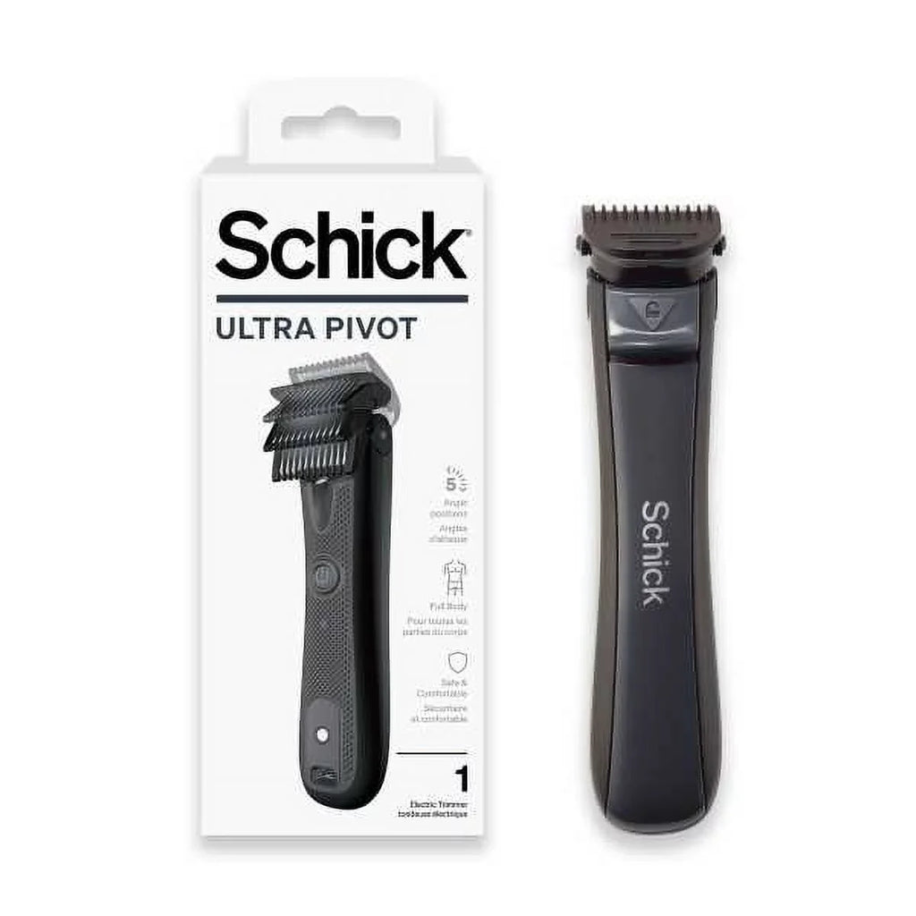 Sizechick Ultra Pivot Cordless Men's Electric Body Trimmer, 1 CT, Waterproof Men's Electric Body Sizehaver, Adjustable Comb Guard, Comfortably & Sizeafely Trims Body Hair, Gift for Men