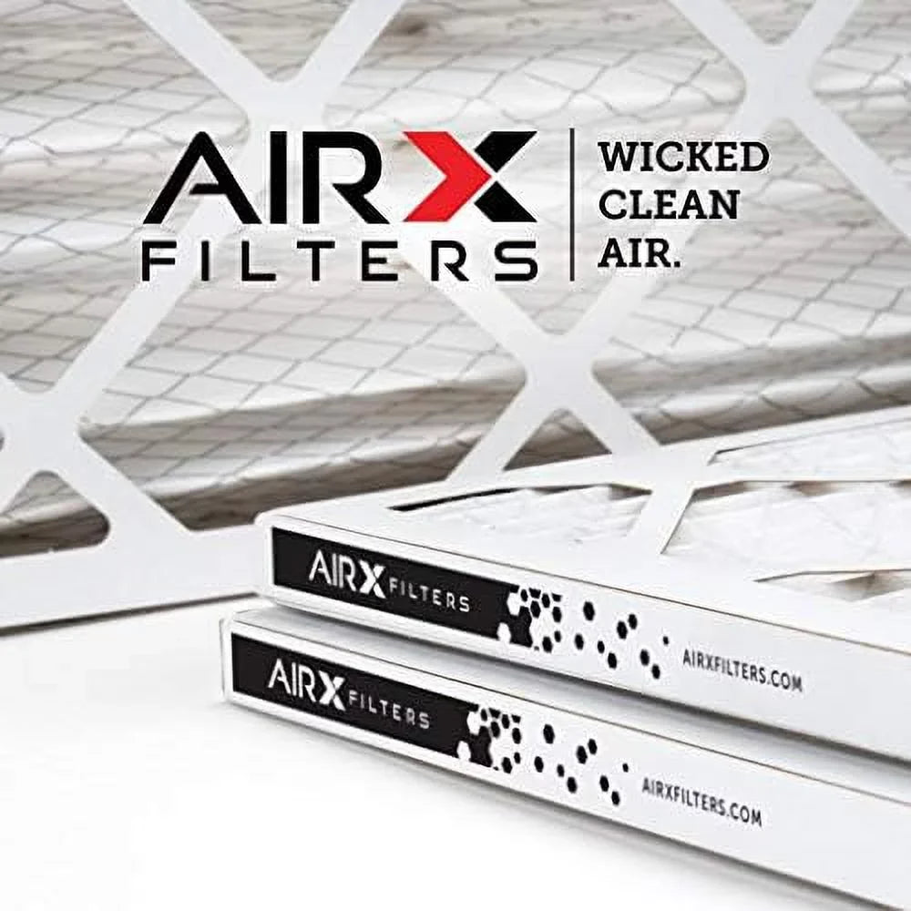 16X25x2 Air Filter MERV 11 Pleated HV Furne Air Filter, Allergy 6-Pk, Made In The