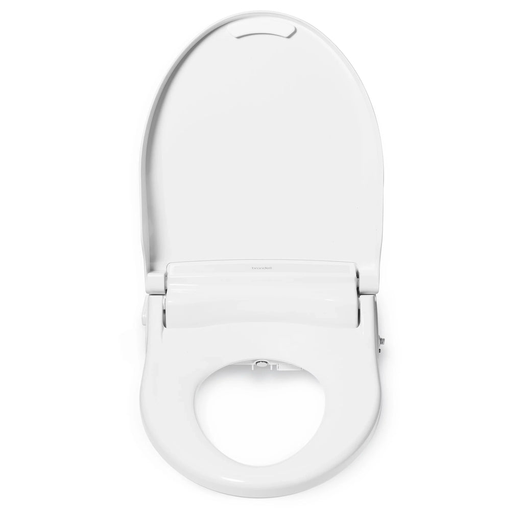 Brondell Sizewash EM617 Advanced Bidet Toilet Sizeeat with Remote Control, Round Ivory