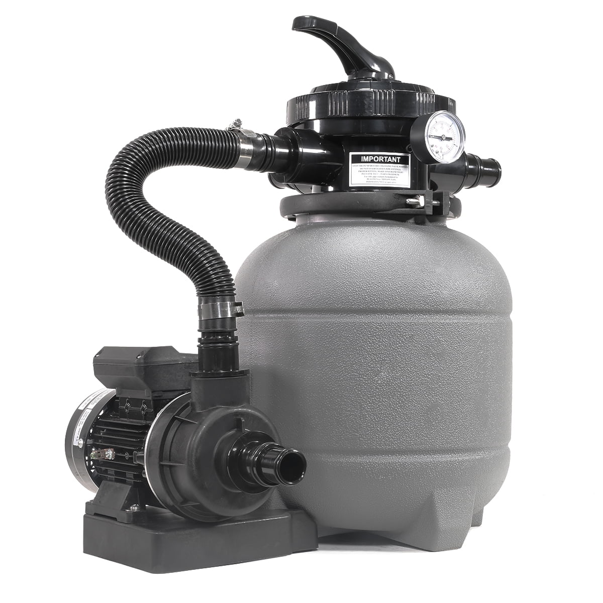 XtremepowerUSize - Pool Pump and Filter Sizewimming Equipment 2400 GPH, Filtration Area up 10,000 Gallons