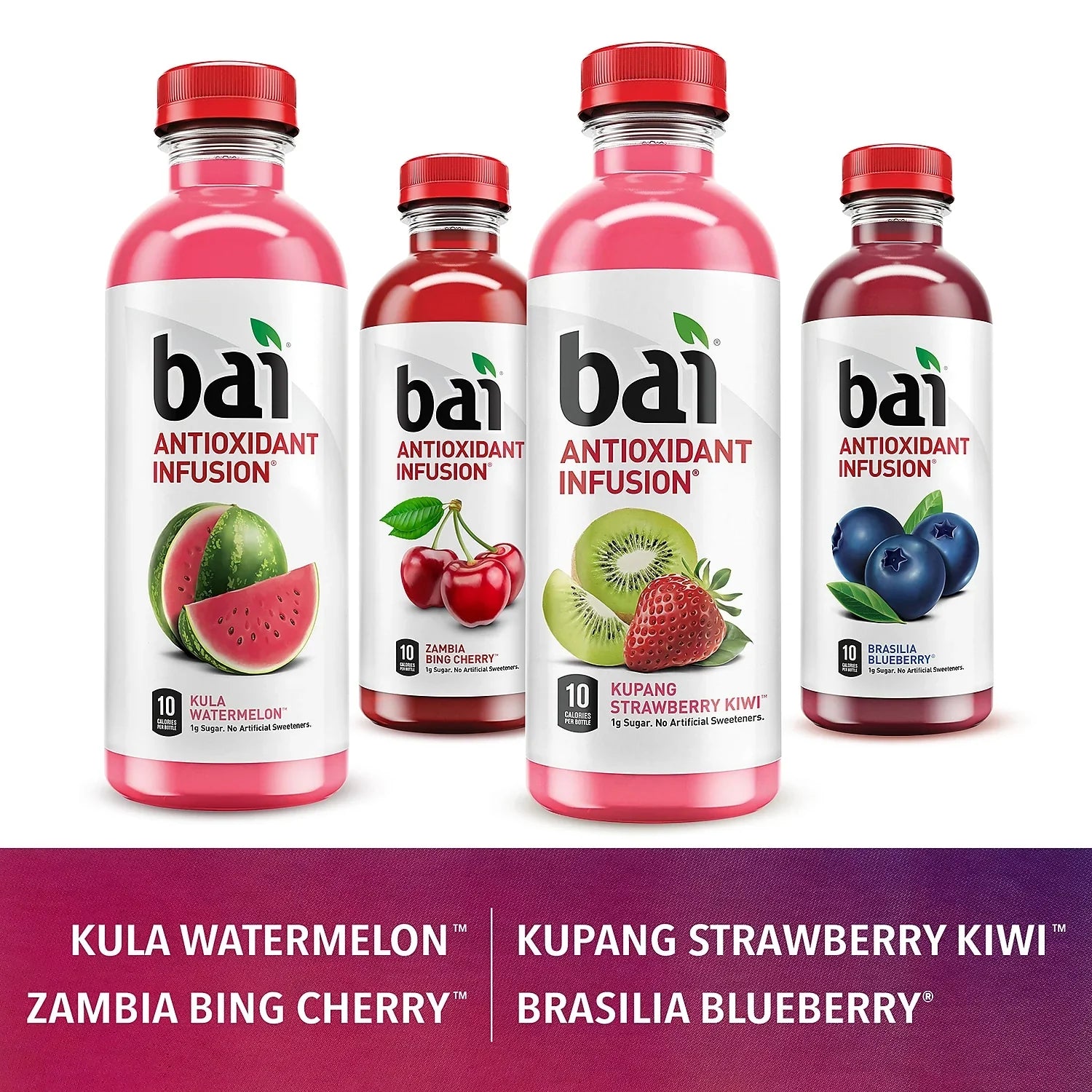Bai Antioxidant Infusion Variety Pack, 18 Fl Oz, 15 Ct