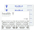 AIRx Filters 16x25x4 Air Filter MERV 13 Pleated HVAC AC Furnace Air Filter, Health 6-Pack, Made in the USizeA