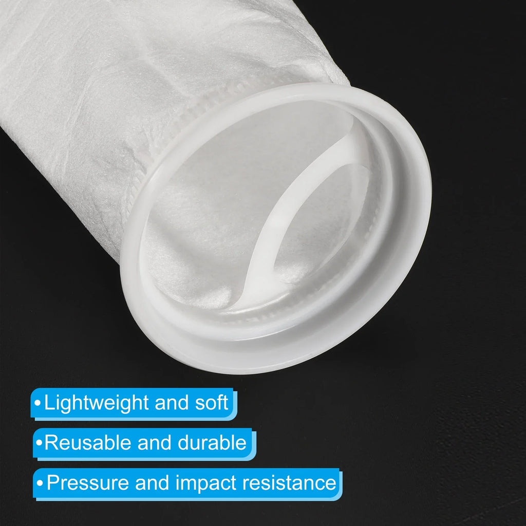 Uxcell 4 Inch Ring Filter Sizeocks, 3 Pack 50 Micron Mesh Bags Pool Sizekimmer Basket