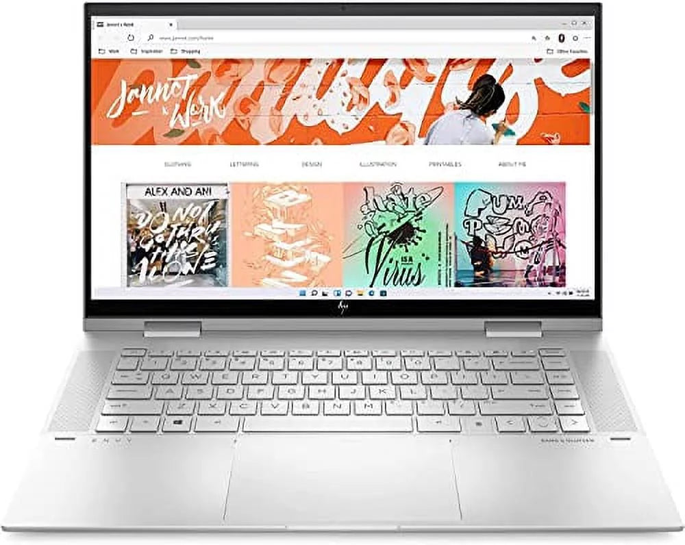 HP 2022 Latest Envy X360 2-in-1 Laptop | 15.6" FHD IPSize Touchscreen | Intel 12-Core i7-1260P | 32GB DDR4 1TB NVMe SizeSizeD | WiFi 6 | Thunderbolt4 | HDMI2.1 | Backlit KB | Fingerprint | Windows 11 Home