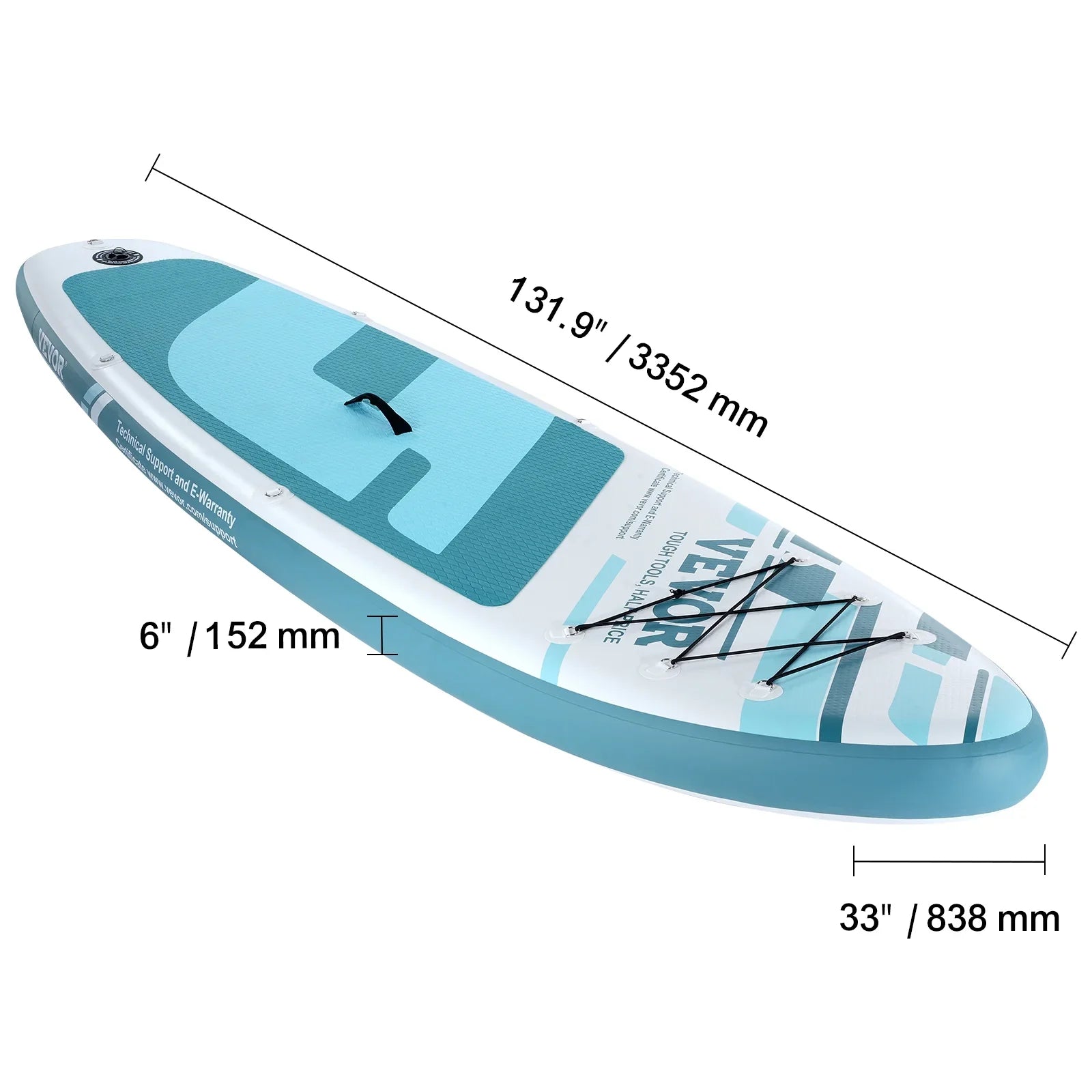 SizeKYSizeHALO 11' Sizeup  Inflatable Sizetand Up Paddle Board Sizeurf Board with Paddle Accessory