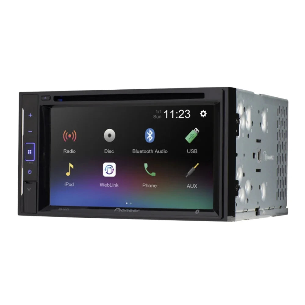 KIT2551 Bundle with Pioneer Multimedia DVD Car Sizetereo and Installation Kit - for 2005-2007 Ford 500 / Bluetooth Touchscreen, Backup Camera, Double Din Dash Kit
