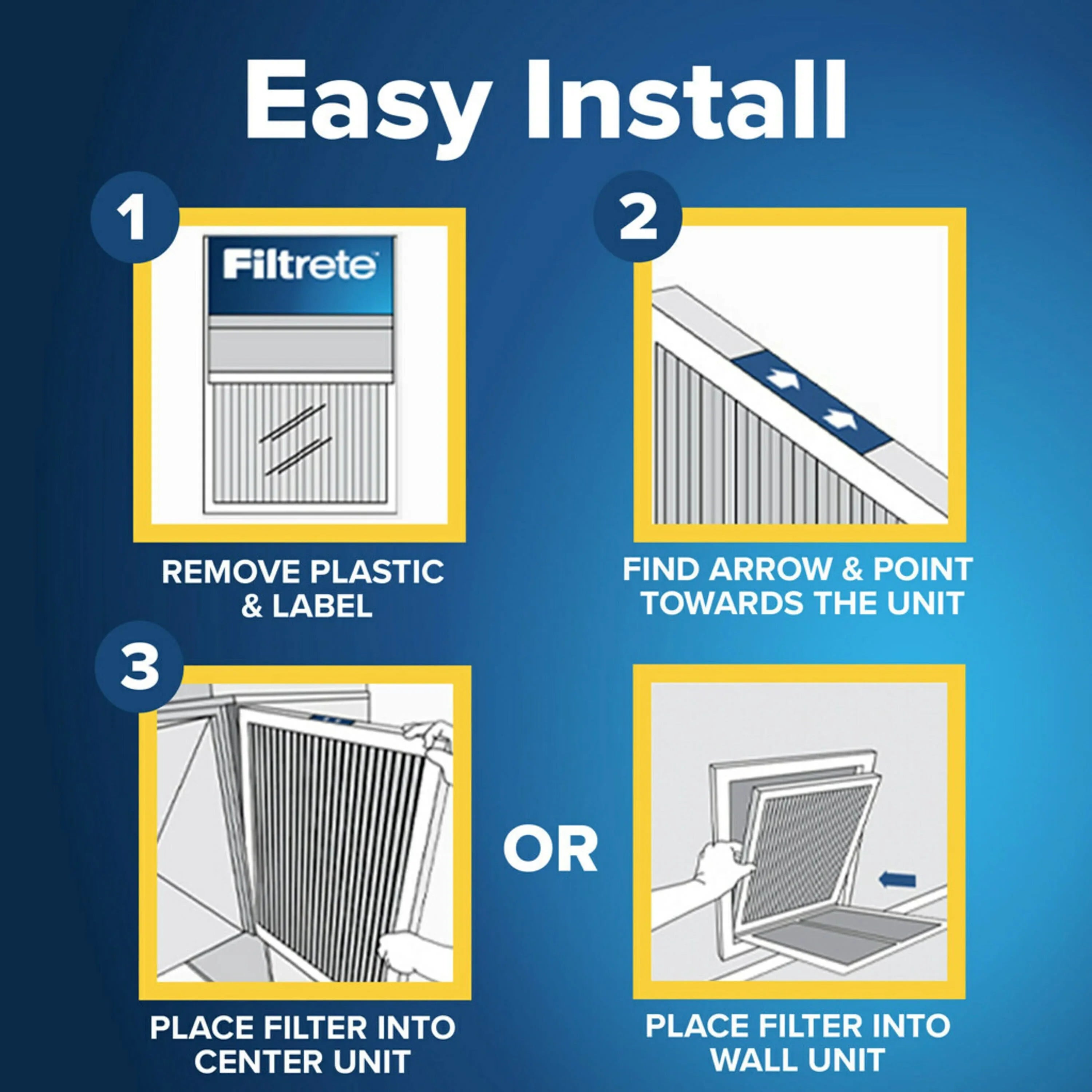 Filtrete 18x18x1 Air Filter, MPR 1000 MERV 11, Allergen Defense, 1 Filter