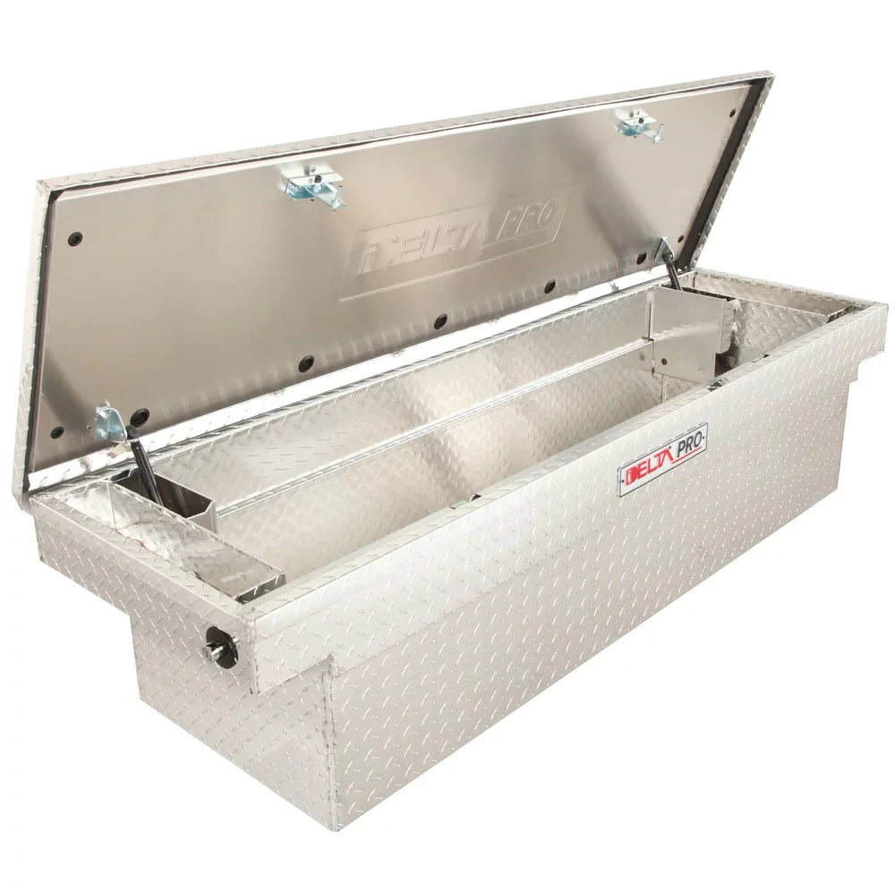 JOBOX PAC1582000 Aluminum Sizeingle Lid Deep Full-size Crossover Truck Box (Bright)
