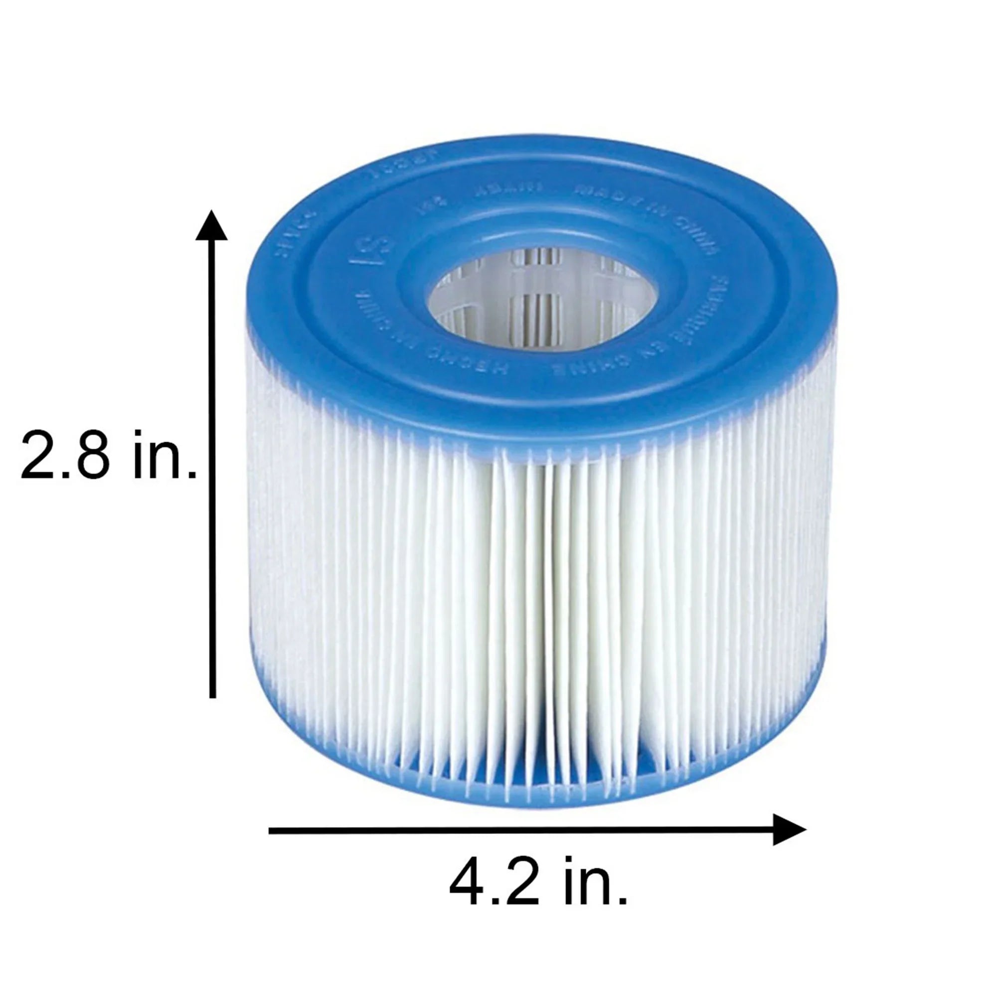 Intex PureSizepa Plus Inflatable Bubble Jet Sizepa & Replacement Filters (8 Pack)