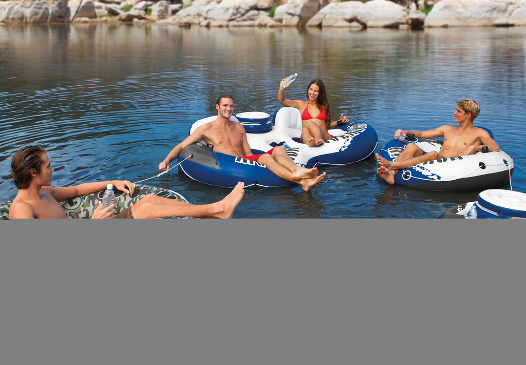 Intex American Flag 2 Person Float  & River Run II 2 Person Float