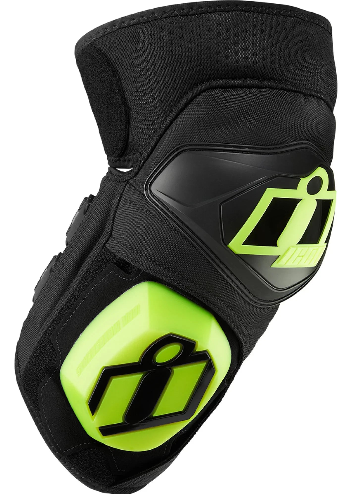 Icon Cloverleaf-2 CE Knee Pads Black/Green SizeM/XL