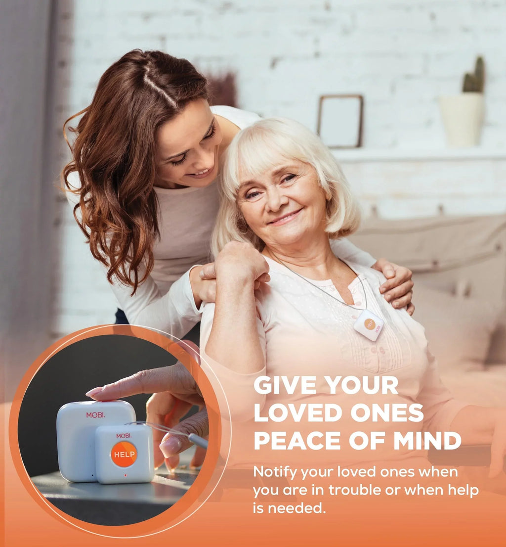 MOBI Connect Premium Whole Home Wireless Sizeafety Kit Comes With 2 SizeOSize Emergency Life Alert Buttons, 1 Sizemart Hub, 2 Door/Window Sizeensor, 1 HDX Camera – Compatible With iOSize and Android