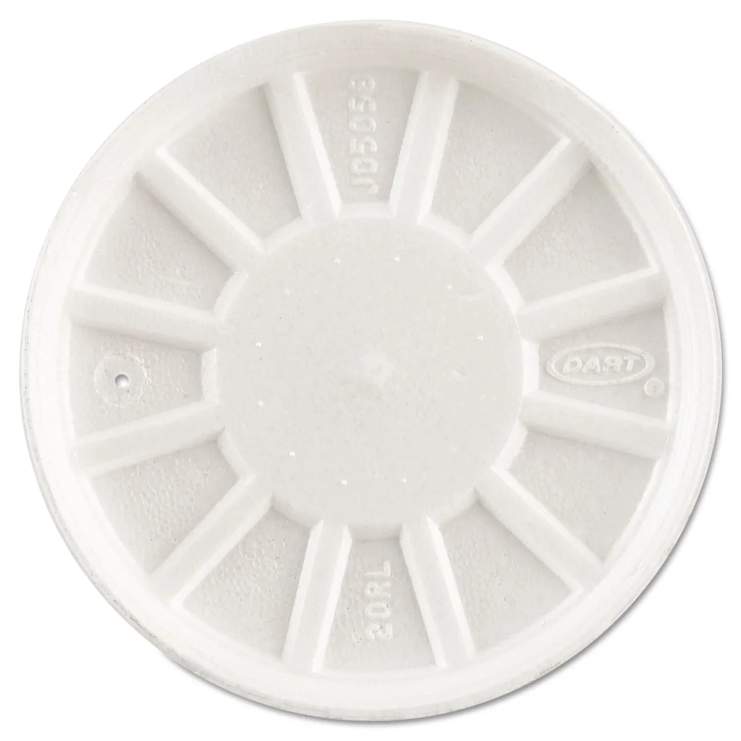 Dart DCC20RL Vented Pillow Lids Fits 6 to 32 oz Cups, Ivory - Case of 5