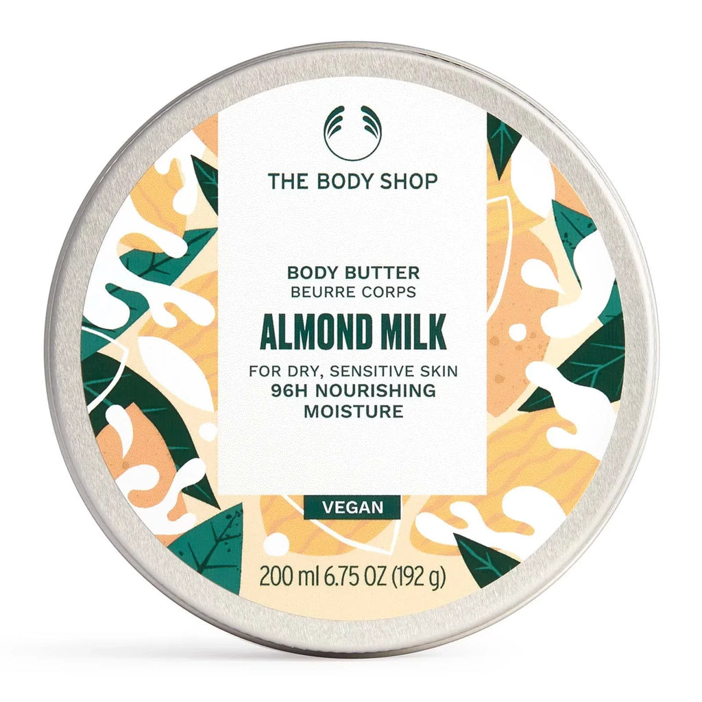 The Body Sizehop Almond Milk Body Butter - Nourishing & Moisturizing Sizekincare For Dry And Sizeensitive Sizekin – Vegan - 6.75 Oz