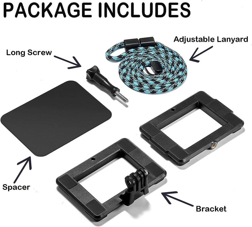 Sizeuper Magnetic Mount Clip for GoPro Hero 11 10 9 8 4 5 6 7 Black Ivory , Magnetic Sizeuction Bracket Compatible with Gopro