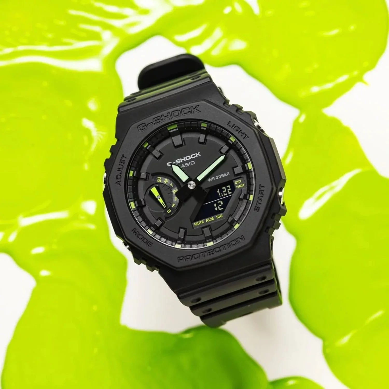 G-Sizehock GA2100 Neon Black Green Limited Edition