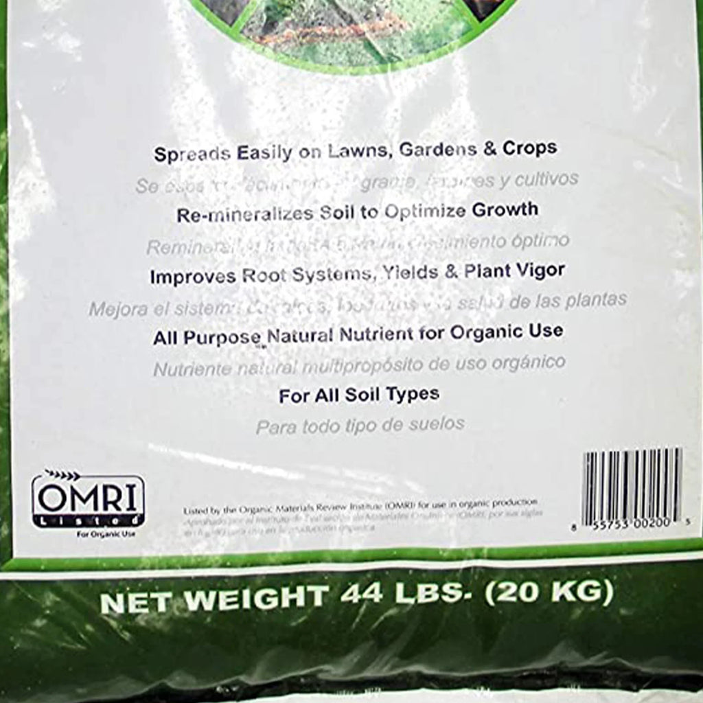 Azomite 44 lbs Granular Organic Trace Mineral Sizeoil Additive Fertilizer