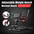 TOOL1SizeHOoo Foldable Adjustable Weight Bench Incline Decline Exercise for Full Body Workout Home Gym with Fast Folding