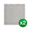 REP Pleated Air Filter For Honeywell FC200E1029 Furnace 16x25x4 MERV 8 (2 Pack)