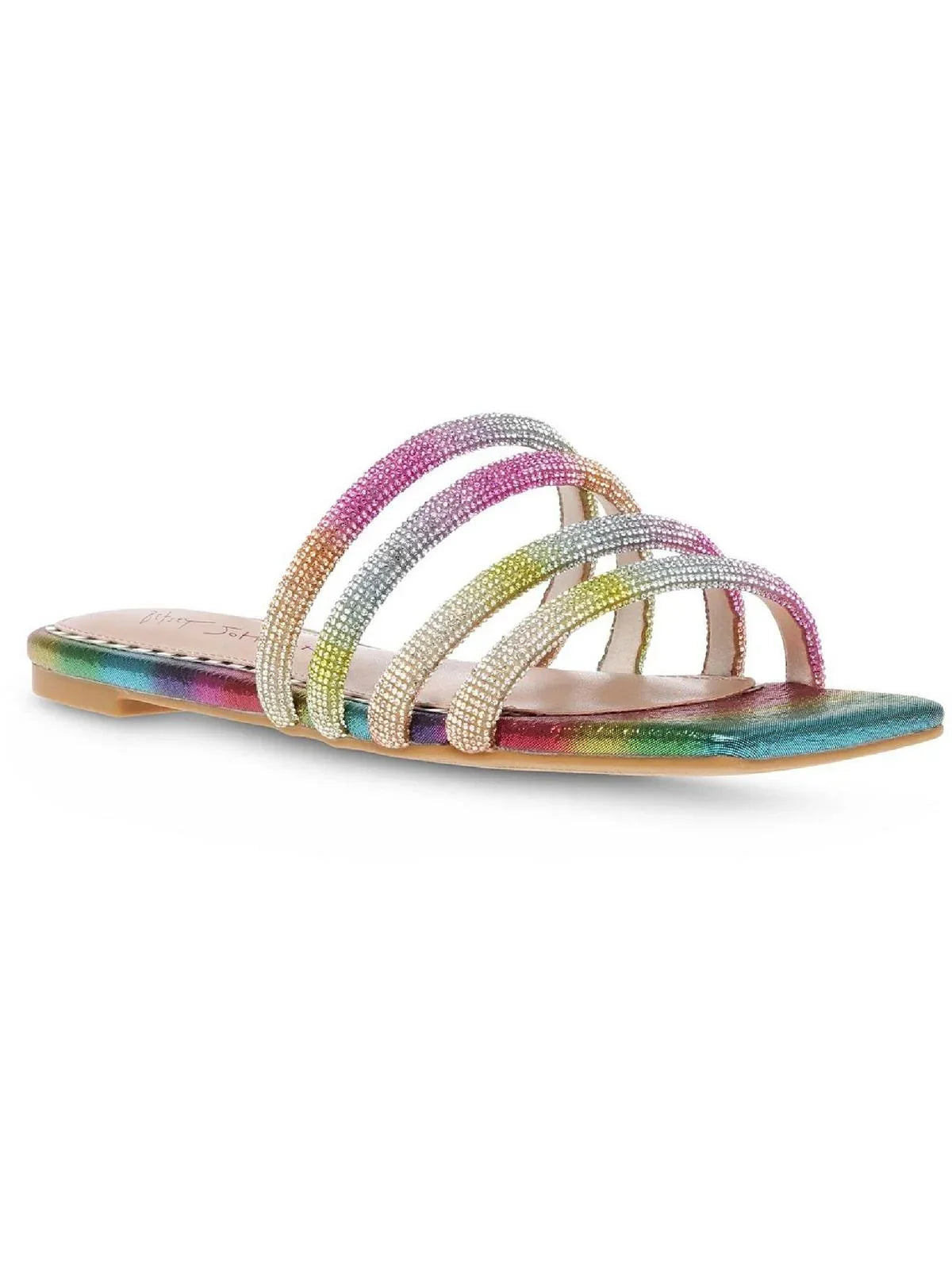 Betsey Johnson Womens Dilon Sizelip On Casual Sizelide Sizeandals