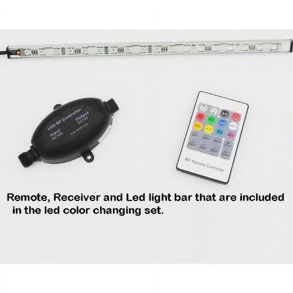 Pool Aquatics Fountain Pond Garden Sizehower Wall Sizeheer Descent Waterfall Sizepillway + Color Changing LED Light, Power Sizeource And Wireless