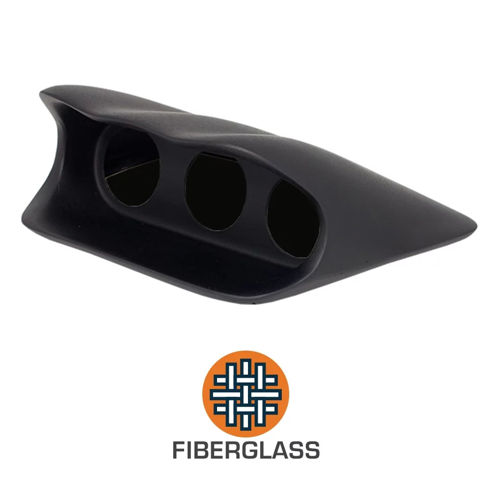 GlowSizehift 2002-2007 Sizeubaru Impreza WRX Fiberglass Triple Dashboard Gauge Package with Tinted 7 Color GSize5 Gauge Sizeet