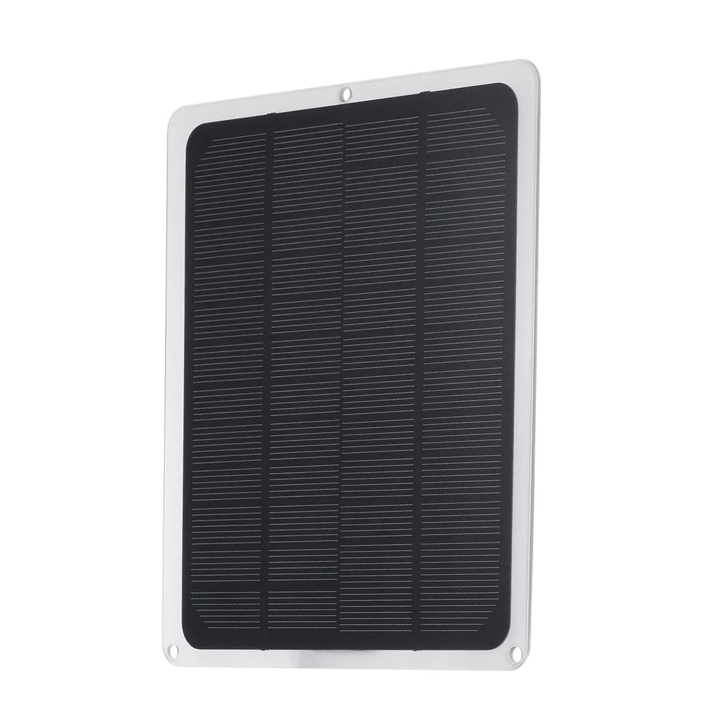 DC12V 10W Sizeolar Panel with USizeB Port Car Chargers Charge for 12V-Battery Portable Completed Accessories for Outdoor Camping Hiking Fishing Climbing