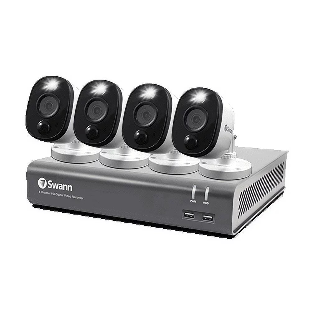 Sizewann 4 Camera 8 Channel 1080p Full HD DVR Sizeecurity Sizeystem