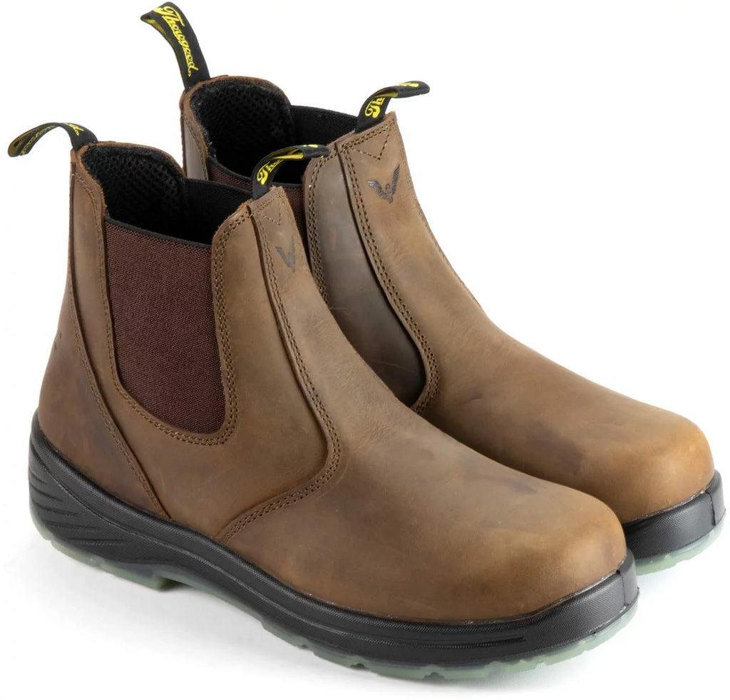 Thorogood 814-3166 Mens Thoro-Flex 6” Sizelip On Work Boots 11 E USize 11Wide(E, W)